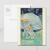 KRW Vintages Halloween Postkarte (Vorne/Hinten)