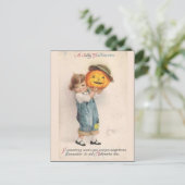 KRW Vintages Halloween Postkarte (Stehend Vorderseite)