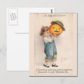 KRW Vintages Halloween Postkarte (Vorne/Hinten)