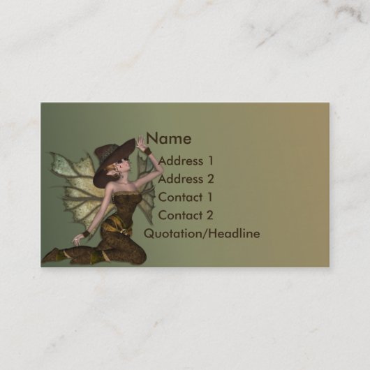 KRW-Waldelf-Visitenkarte Visitenkarte (Vorderseite)