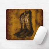 KRW-Western-Abnutzungs-Cowboystiefel Mousepad (Mit Mouse)