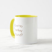 KRW wollen monkey herum? Tasse (Vorderseite Links)