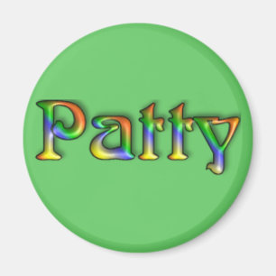KRWhippie-Nut-Namen-Magnet - Patty Magnet