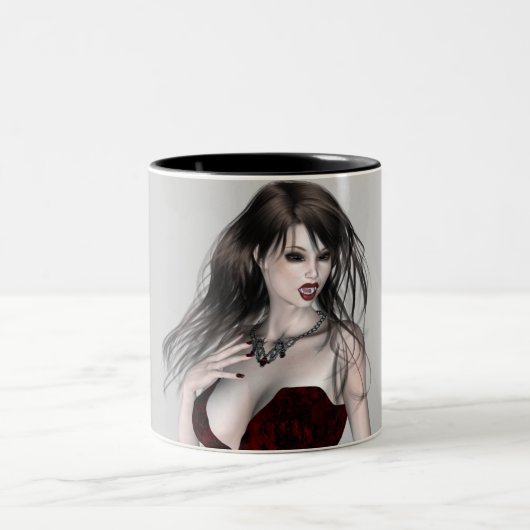 KRWvampire-Tasse Zweifarbige Tasse (Mittel)