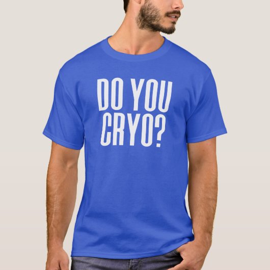 Kryo? Eiskalte Therapie Kryotherapie T-Shirt (Vorderseite)