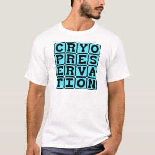 Kryokonservierung, Menschen erfrieren T-Shirt