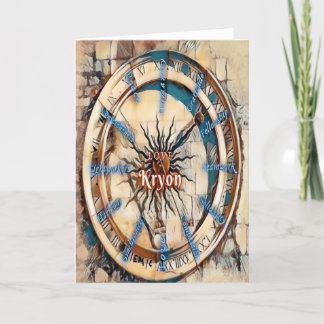 Kryon Times geklappte Ferienkarte Feiertagskarte