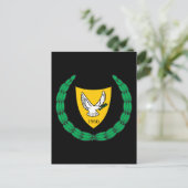 Kryprusemblem Postkarte (Stehend Vorderseite)
