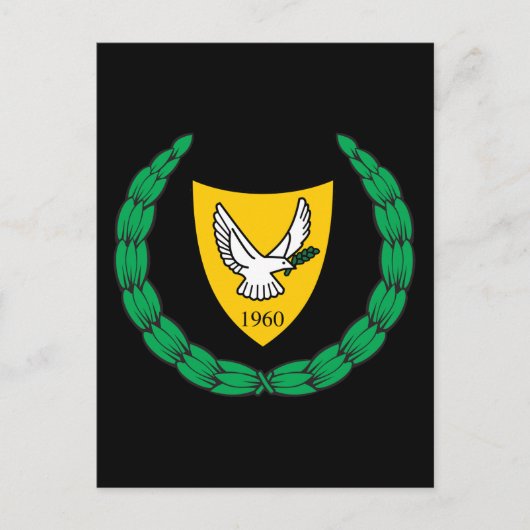 Kryprusemblem Postkarte (Vorderseite)