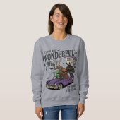 Kryptid Bigfoot Mothman Wendigo Alien Paranormal Sweatshirt (Vorne ganz)