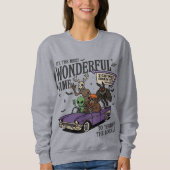 Kryptid Bigfoot Mothman Wendigo Alien Paranormal Sweatshirt (Vorderseite)