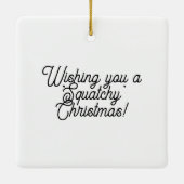 Kryptid Grosser Fuß, Sasquatch in einem Mandala Keramikornament (Rückseite)