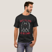 Kryptid Hast du den Mothman gesehen T-Shirt (Vorne ganz)