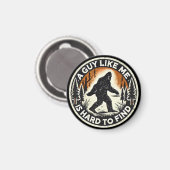 Kryptid Sasquatch Bigfoot Waldabenteuer Magnet (Vorderseite/Rückseite)