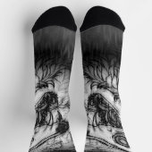 Kryptid: Schneedecke Socken (Oben)