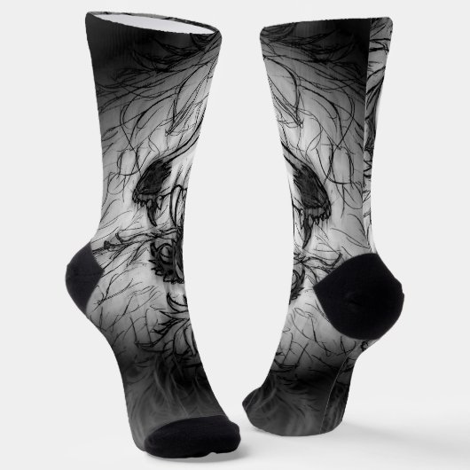 Kryptid: Schneedecke Socken (Gewinkelt)