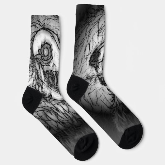 Kryptid: Schneedecke Socken (Rechts)