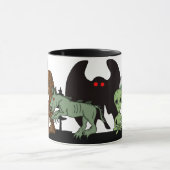 Kryptid, UFO, Big Foot, Chupacabra, Alien Mothman Tasse (Zentrum)