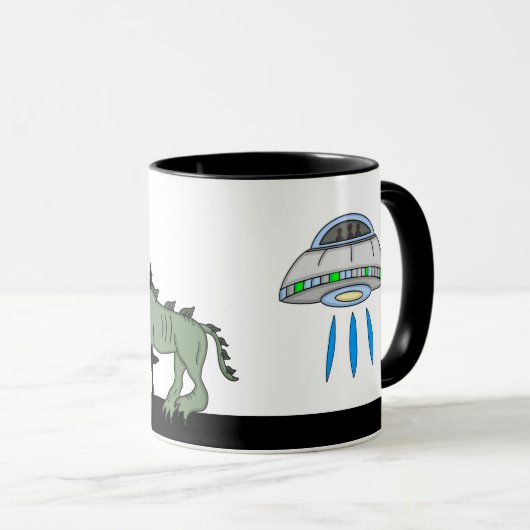 Kryptid, UFO, Big Foot, Chupacabra, Alien Tasse (VorderseiteRechts)