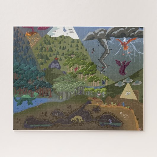 Kryptid verborgen puzzle (Horizontal)