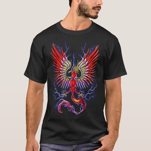Kryptide Kreatur Thunderbird T-Shirt (Vorderseite)