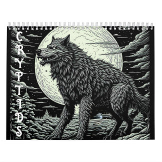 Kryptiden Bigfoot, Chupacabra, Mothman, Yeti Kalender
