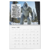 Kryptiden Bigfoot, Chupacabra, Mothman, Yeti Kalender (Jan 2027)