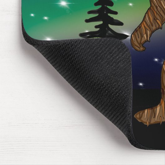 Kryptiden, Bigfoot, Sasquatch, Mothman, Alien, UFO Mousepad (Ecke)