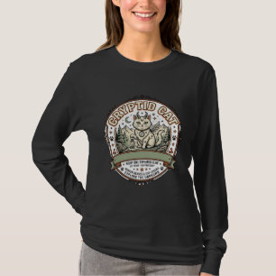 Kryptiden-Katze Kryptiden-Katze Vintage-Vektor-Art T-Shirt