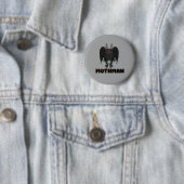 Kryptiden-Mothman-Rote-Augen-Design-Grafik-Button Button (Beispiel)