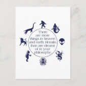 Kryptiden Postkarte (Vorderseite)