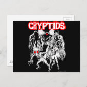 Kryptiden Postkarte (Vorne/Hinten)