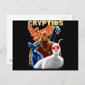 Kryptiden Postkarte (Vorne/Hinten)
