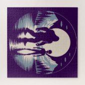 Kryptider Außerirdischer UFO Paranormal Puzzle (Horizontal)