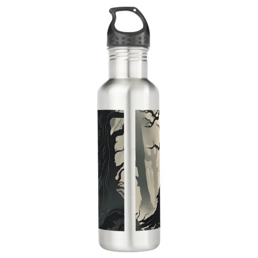 Kryptidwald Edelstahlflasche (Rückseite)