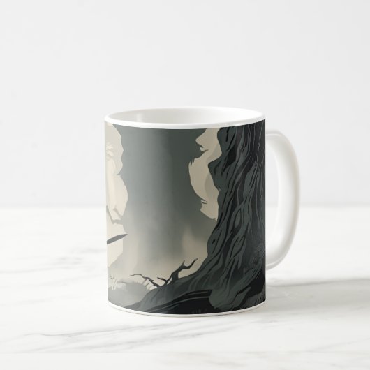 Kryptidwald Kaffeetasse (VorderseiteRechts)