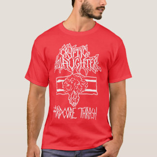 Kryptische Schlachtung Vintag schwarz-weiß T-Shirt