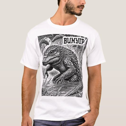 Kryptische Verschwörung - Bunyip T-Shirt (Vorderseite)