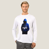 "kryptisches" Sweatshirt Tri-Blend Shirt (Vorderseite komplett)