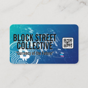 Krypto Block Chain Tech Visitenkarte