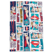 Krypto Comic Panel Muster Mittlere Geschenktüte (Vorderseite)