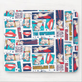 Krypto Comic Panel Muster Mousepad (Vorne)