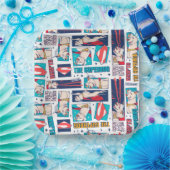 Krypto Comic Panel Muster Pappteller (Party)