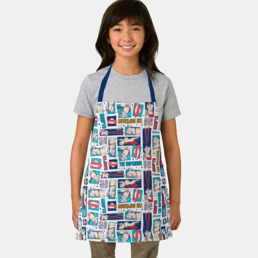 Krypto Comic Panel Muster Schürze (Insitu)