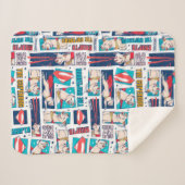 Krypto Comic Panel Muster Sherpadecke (Vorderseite (Horizontal))