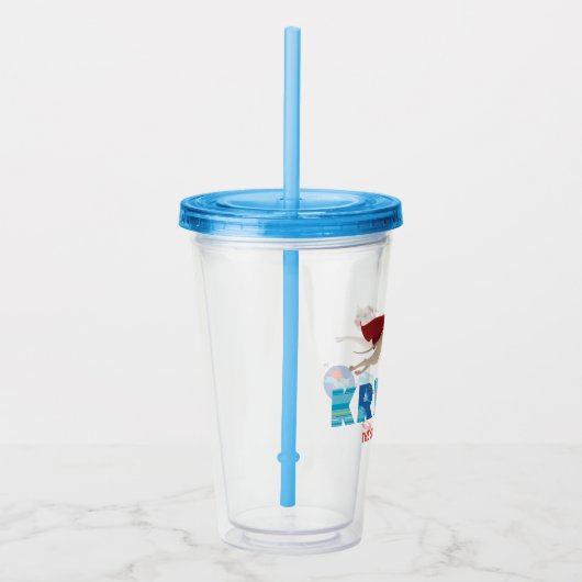 Krypto Der Super-Hund Acryltrinkbecher (Rechts)