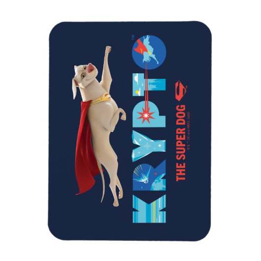 Krypto Der Super-Hund Magnet (Vertikal)