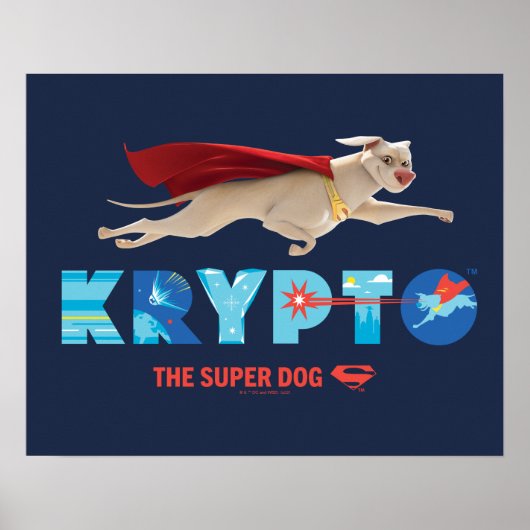 Krypto Der Super-Hund Poster (Vorne)