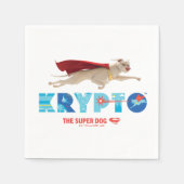 Krypto Der Super-Hund Serviette (Vorderseite)