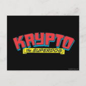 Krypto der Superhund Postkarte (Vorderseite)